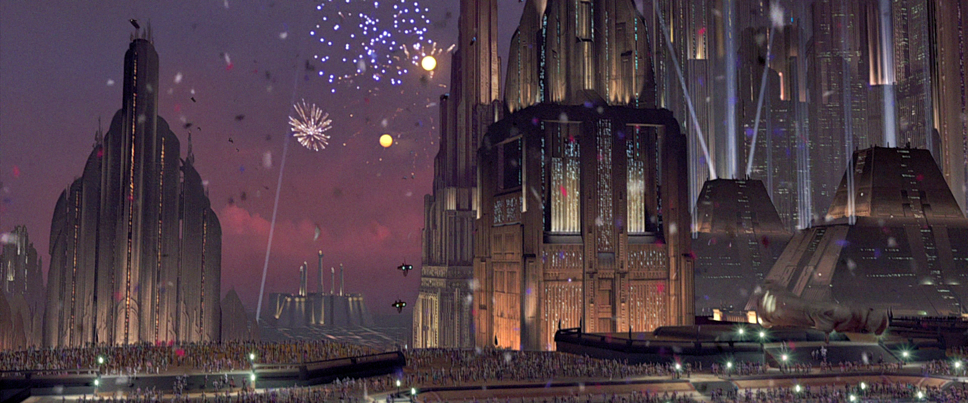 The Planet-City Coruscant in Star Wars