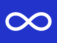 An infinity sign, symbol of the Métis people